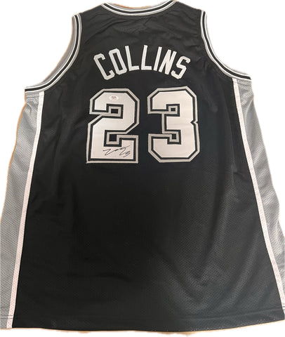 Zach Collins signed jersey PSA/DNA San Antonio Spurs Autographed