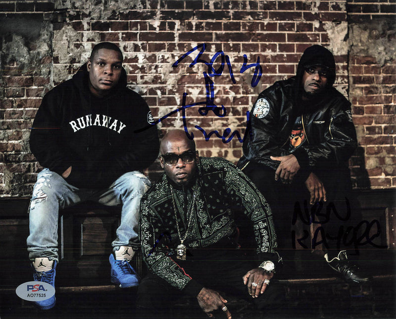 Dj Kay Gee and Treach signed 8x10 photo PSA/DNA Autographed Rapper