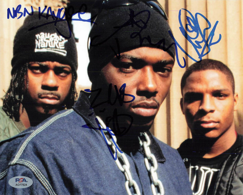 Dj Kay Gee and Treach signed 8x10 photo PSA/DNA Autographed Rapper