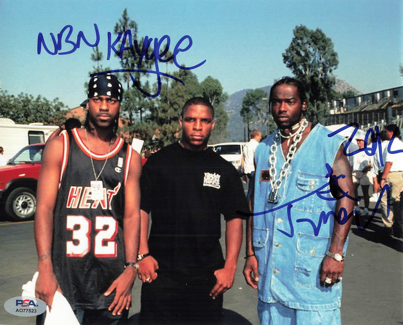 Dj Kay Gee and Treach signed 8x10 photo PSA/DNA Autographed Rapper