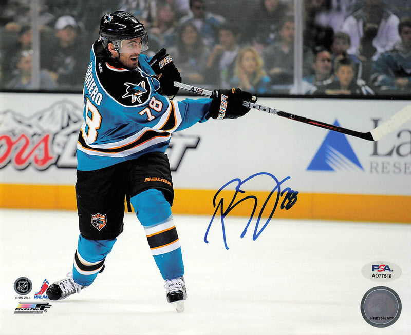Benn Ferriero Signed 8x10 photo PSA/DNA San Jose Sharks Autographed