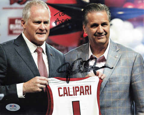 John Calipari Signed 8x10 Photo PSA/DNA Arkansas Razorbacks Autographed