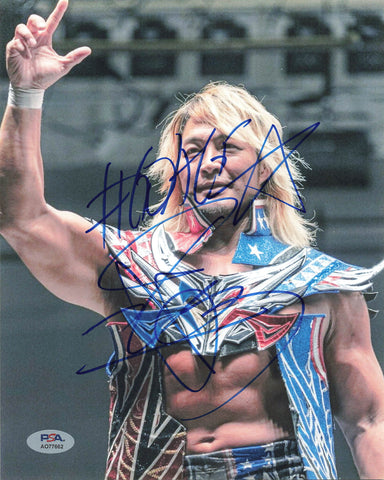 Hiroshi Tanahashi signed 8x10 photo PSA/DNA WWE Autographed Wrestling