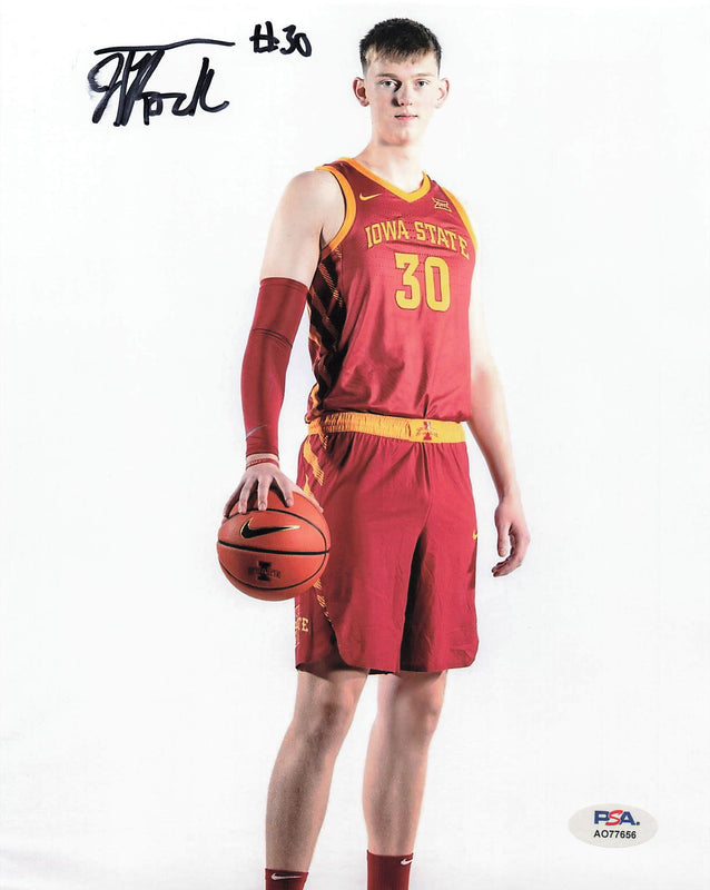 J.T. Rock signed 8x10 Photo PSA/DNA Autographed Iowa State