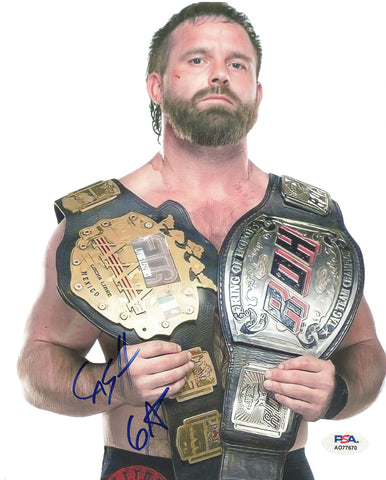 Cash Wheeler signed 8x10 photo PSA/DNA AEW Autographed Wrestling