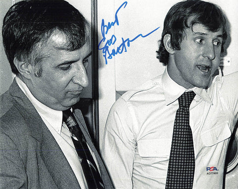 SID HARTMAN signed 8x10 photo PSA/DNA Autographed American Sports Writer