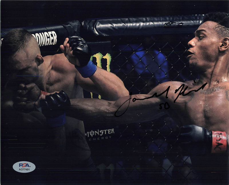 Jamahal Hill signed 8x10 photo PSA/DNA UFC Light Heavyweight Autographed