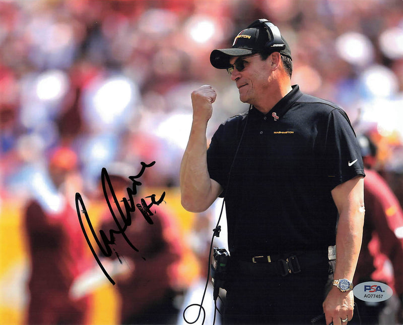 Ron Rivera signed 8x10 photo PSA/DNA Washington Commanders Autographed