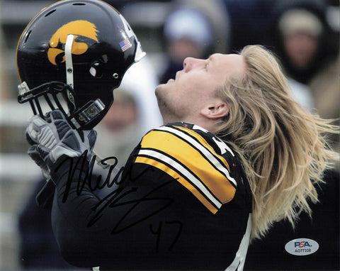 Mitch King signed 8x10 photo PSA/DNA Iowa Autographed