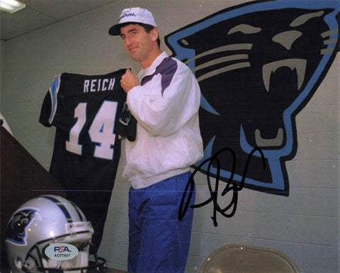 Frank Reich signed 8x10 photo PSA/DNA Carolina Panthers Autographed