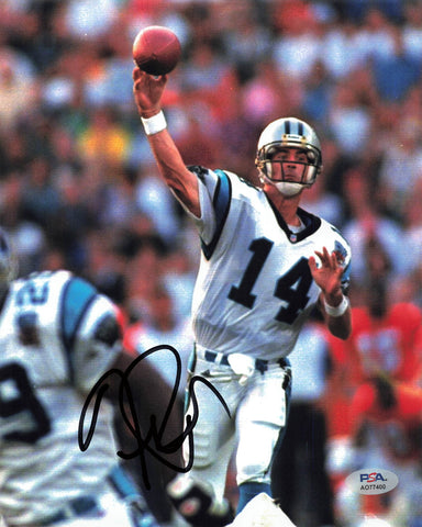 Frank Reich signed 8x10 photo PSA/DNA Carolina Panthers Autographed