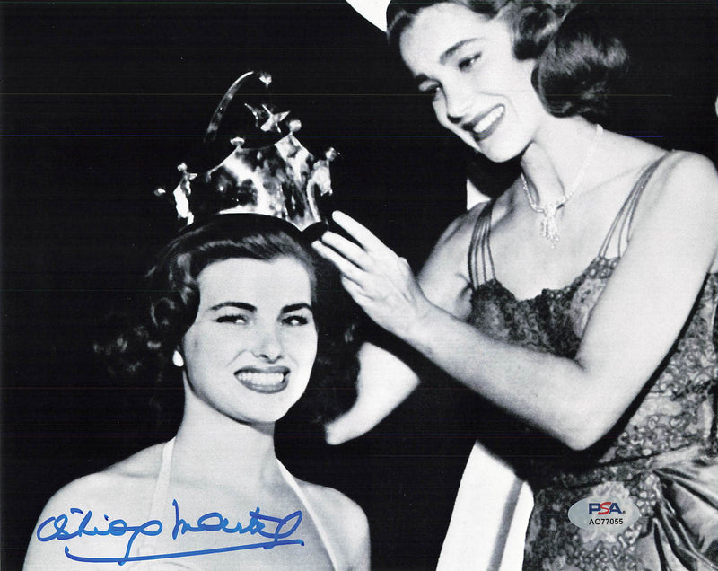 Christiane Martel signed 8x10 photo PSA/DNA Autographed Miss Universe
