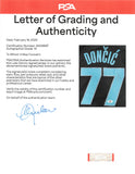 Luka Doncic signed jersey PSA/DNA Dallas Mavericks Autographed