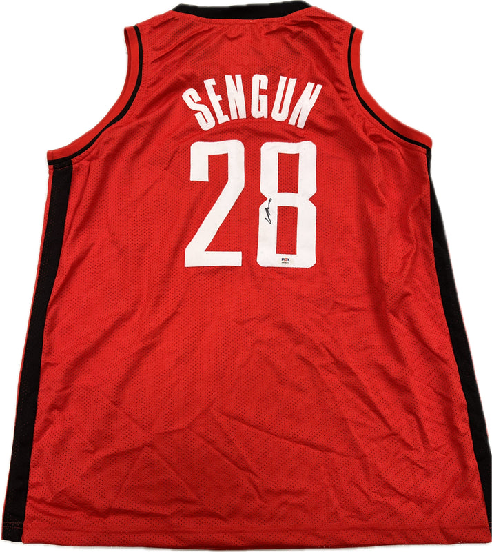 Alperen Segun signed jersey PSA/DNA Houston Rockets Autographed