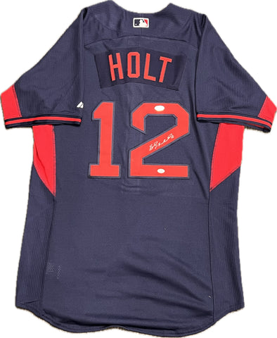 Brock Holt signed jersey PSA Boston Red Sox Autographed