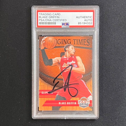 2014-15 Panini #22 Blake Griffin Signed Card PSA Slabbed Autographed