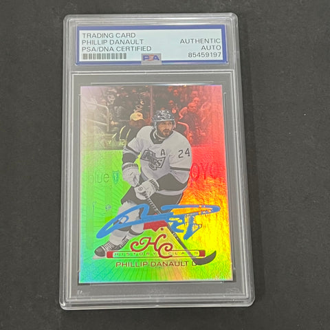 2022-23 Upper Deck Extended Series History Class Hockey #HC-31 Phillip Danault Signed Card AUTO PSA/DNA slabbed Kings