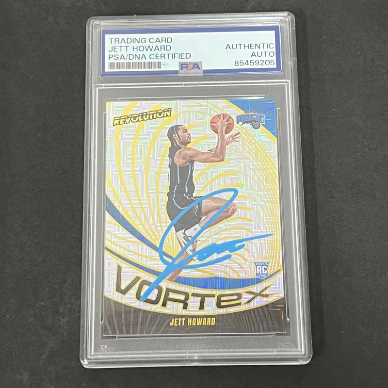 2023-24 Panini Prizm #11 Jett Howard Signed Card AUTO PSA/DNA Slabbed RC Magic