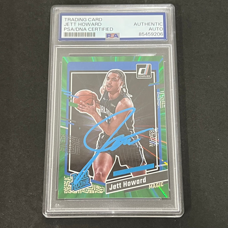 2023-24 Panini Donruss #212 Jett Howard Signed Card AUTO PSA/DNA Slabbed Magic RC