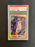 2019-20 Panini Donruss Optic #130 Jonas Valanciunas Signed Card AUTO PSA Slabbed Grizzlies