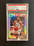 2019-20 NBA Hoops #13 Spencer Dinwiddie Signed Card AUTO PSA Slabbed Nets