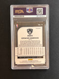 2019-20 NBA Hoops #13 Spencer Dinwiddie Signed Card AUTO PSA Slabbed Nets