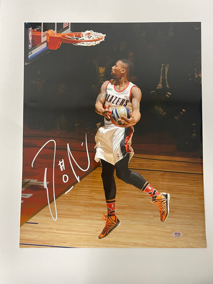 Damian Lillard signed 16x20 photo PSA/DNA Portland Trailblazers Autographed