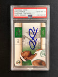 2009-10 Panini Studio #56 Paul Pierce Signed Card AUTO 10 PSA/DNA Slabbed Celtics