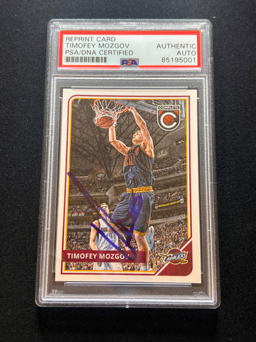 2015-16 Panini Complete #125 Timofey Mozgov Signed AUTO PSA Slabbed Cavaliers