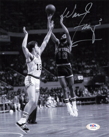 Walt Frazier signed 8x10 photo PSA/DNA New York Knicks Autographed