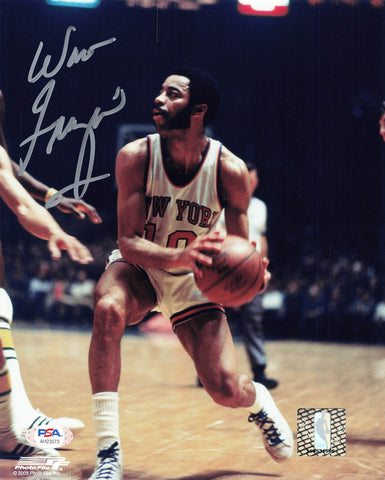Walt Frazier signed photo PSA/DNA New York Knicks Autographed