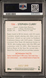 2009 Bowman '48 #106 Stephen Curry Signed Rookie Card PSA 7 AUTO 10 PSA Slabbed Warriors