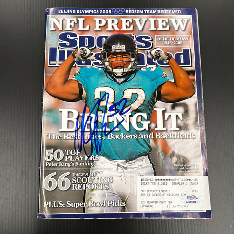 Maurice Jones-Drew signed Sports Illustrated Magazine PSA/DNA Jaguars Autographed