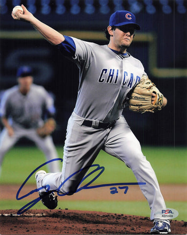 Casey Coleman signed 8x10 photo PSA/DNA Chicago Cubs Autographed