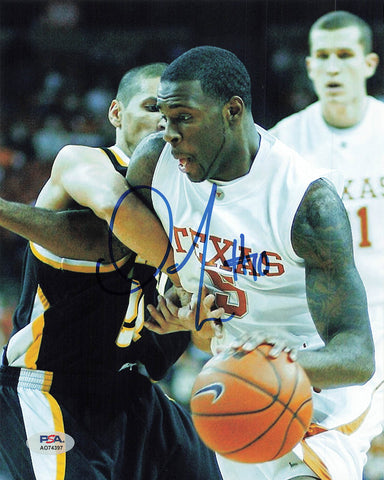 Damian Jones signed 8x10 photo PSA/DNA Texas Autographed