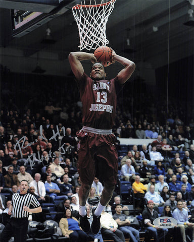 Ronald Roberts Jr. signed 8x10 photo PSA/DNA Saint Josephs Autographed