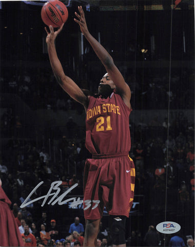 Craig Brackins Signed 8x10 photo PSA/DNA Autographed Iowa State