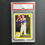 2022-23 Panini Hoops #252 Walker Kessler Signed Card AUTO 10 PSA Slabbed Utah Jazz