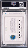 2012 Panini National Treasure #76 Material Treasure Stephen Curry Signed Card AUTO 10 PSA Slabbed Warriors