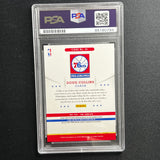 2012 Panini #29 Doug Collins Signed Card AUTO PSA Slabbed 76ers