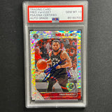 2019-20 Panini NBA Hoops #183 Fred VanVleet Signed Card Auto 10 PSA Slabbed Raptors