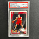 2016-17 NBA Hoops #269 Jakob Poeltl Signed Card AUTO 10 PSA Slabbed RC Raptors