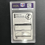 2021-22 Panini hoops #247 Aaron Wiggins Signed Card PSA/DNA Encapsulated AUTO 10