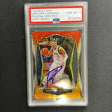 2021 Panini #105 Kristaps Porzingis Signed Card AUTO 10 PSA Slabbed Mavericks