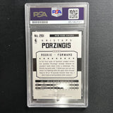 2015-16 Panini Hoops #261 Kristaps Porzingis Signed Card AUTO PSA Slabbed RC Knicks