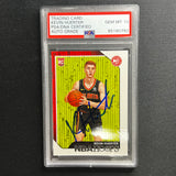 2018-19 NBA Hoops #266 Kevin Huerter Signed Card PSA/DNA Slabbed Auto 10 RC