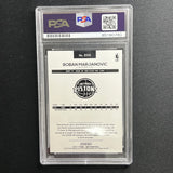 2016-17 NBA Hoops #233 Boban Marjanovic signed AUTO 10 Card PSA/DNA Slabbed Pistons