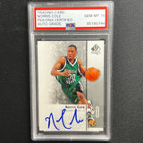 2011-12 Upper Deck #33 Norris Cole Signed Card AUTO 10 PSA Slabbed Cleveland State