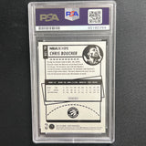 2021-22 Panini Hoops #129 Chris Boucher Signed Card AUTO 10 PSA Slabbed Raptors