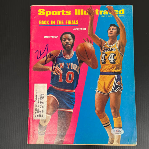 Walt Frazier Signed SI Magazine PSA/DNA New York Knicks Autographed